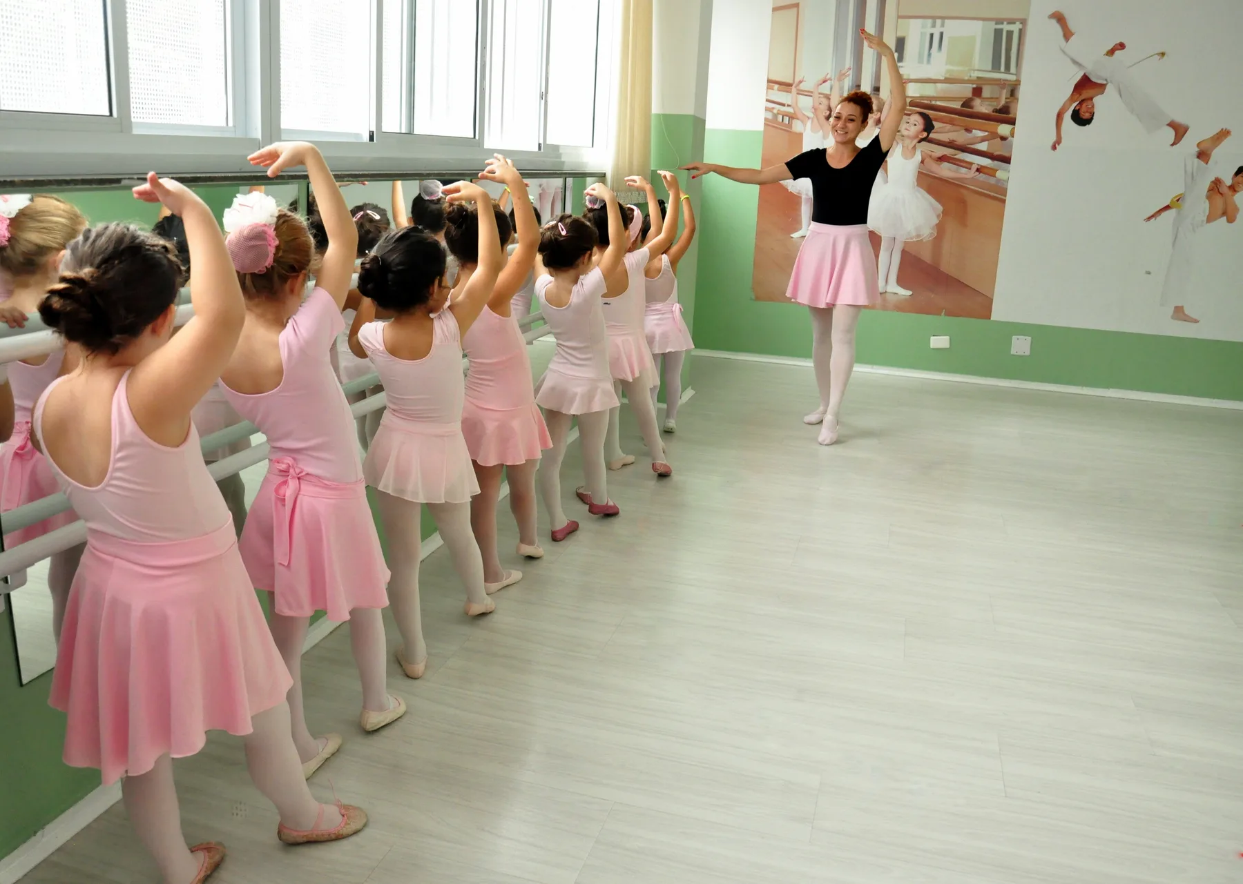 Aula de ballet infantil