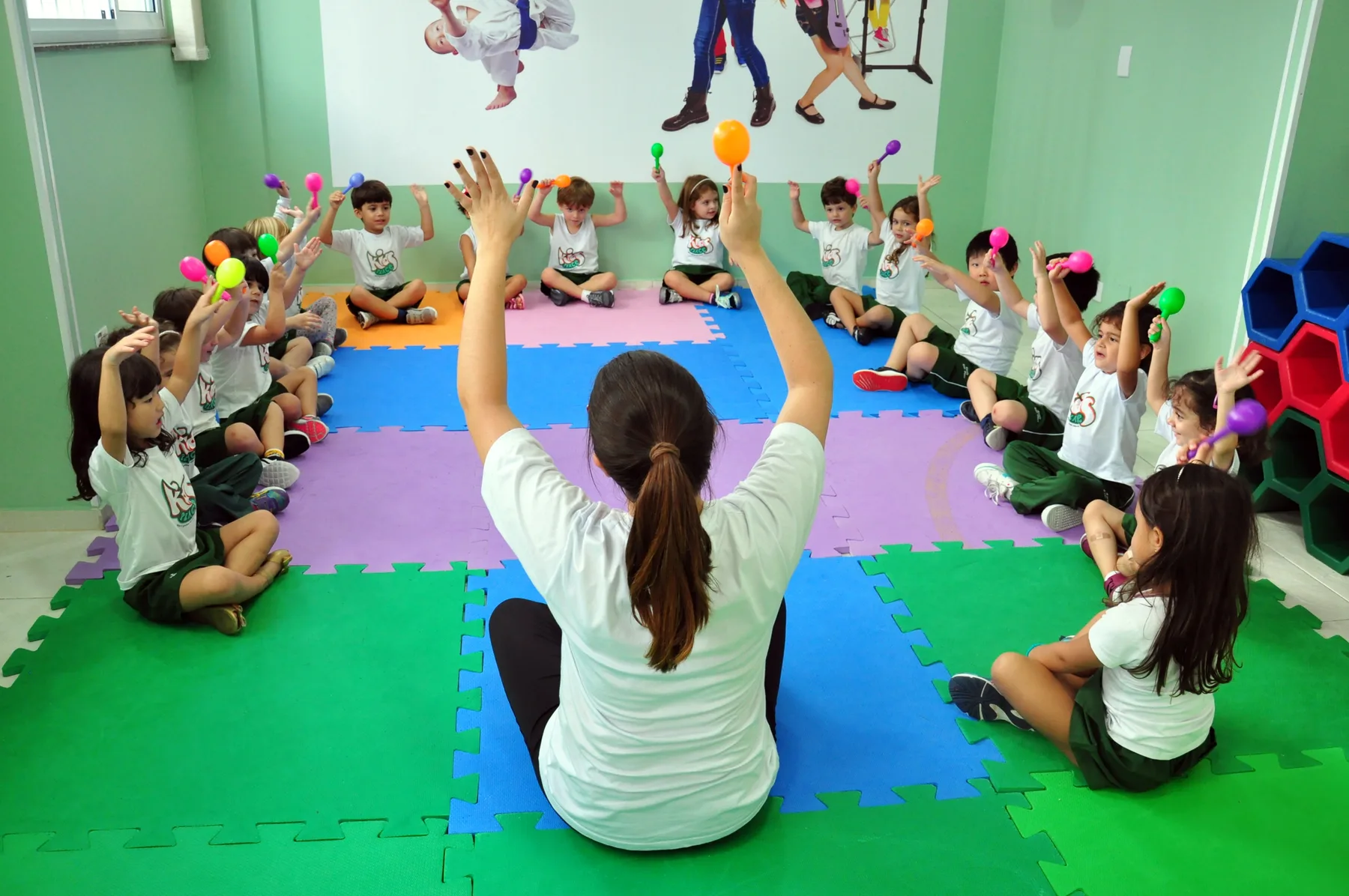 Aula de música infantil